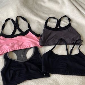 Bundle of four sports bra